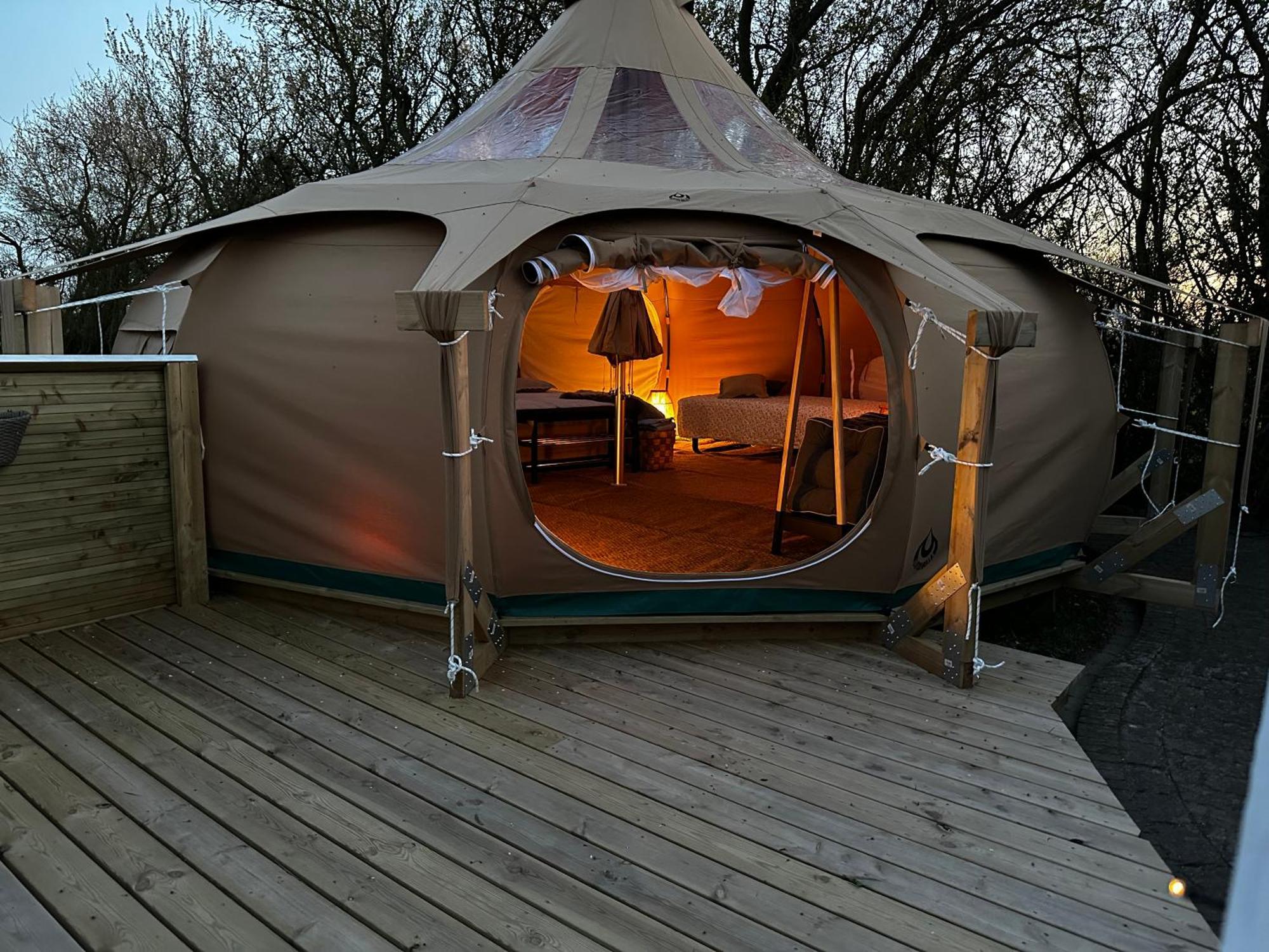 Romantic Luxus Glamping 1 Idestrup Kültér fotó